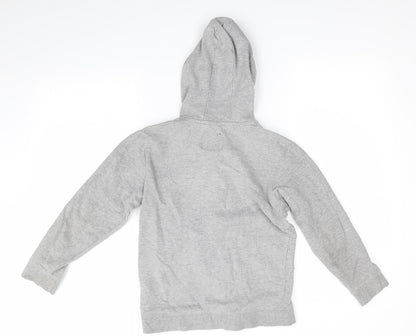 Blue Zoo Girls Grey  Cotton Full Zip Hoodie Size 9-10 Years