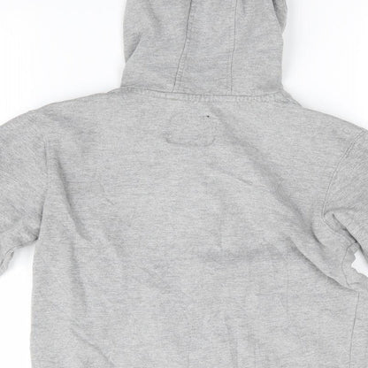 Blue Zoo Girls Grey  Cotton Full Zip Hoodie Size 9-10 Years