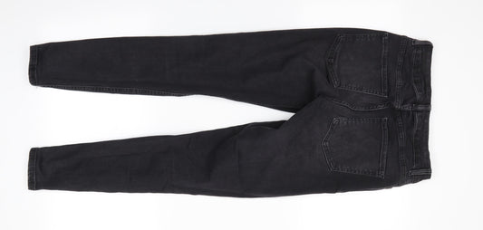Denim Co Womens Black  Cotton Skinny Jeans Size 10 L27 in Regular