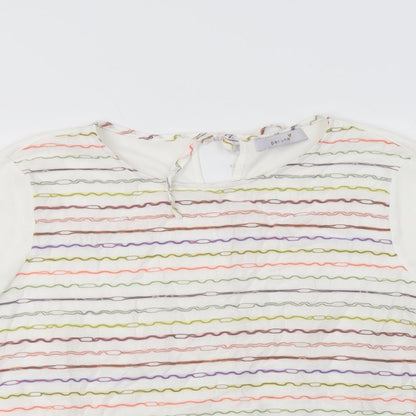 Womens UK Size 12 Per Una White Basic Blouse