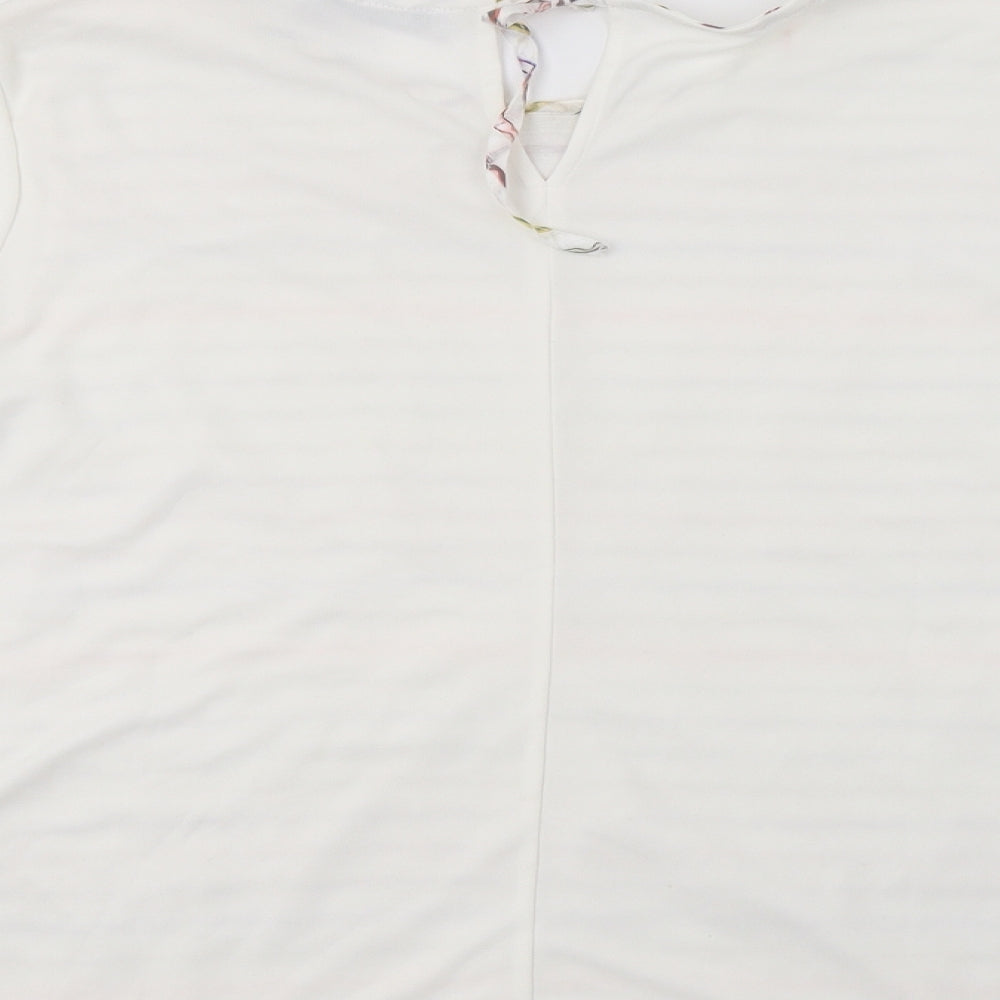 Womens UK Size 12 Per Una White Basic Blouse