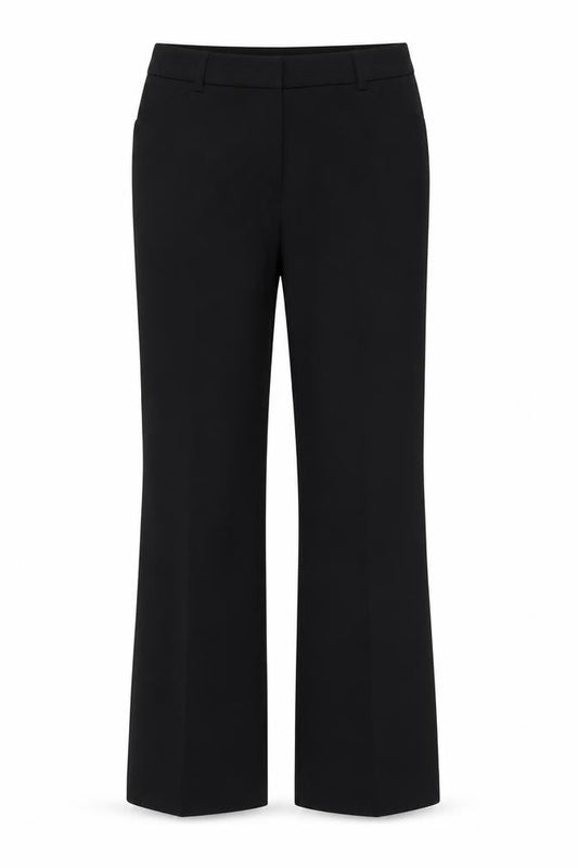 Womens UK Size 12 TU Regular Fit Dress Pants Black Trousers