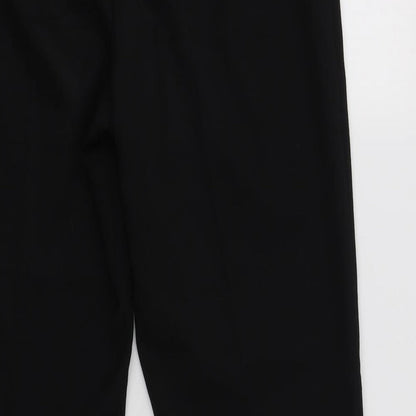 TU Womens Black  Polyester Dress Pants Trousers Size 12 L28 in Regular