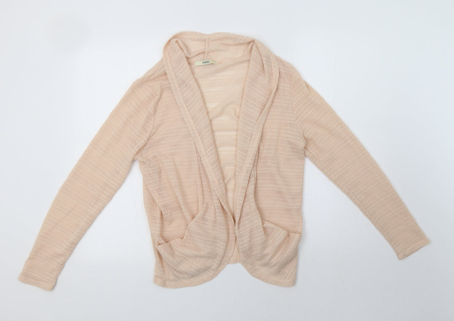 Womens UK Size L Oasis Pink Cardigan Jumper