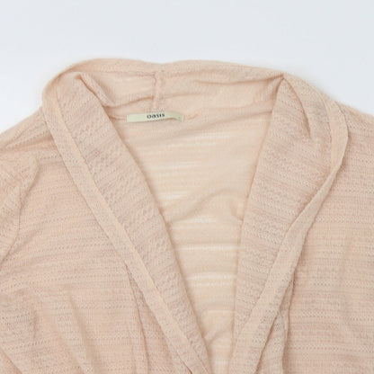 Womens UK Size L Oasis Pink Cardigan Jumper