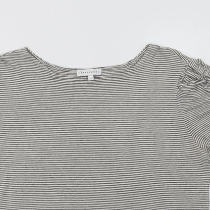 Womens UK Size 14 Warehouse Grey Basic Blouse