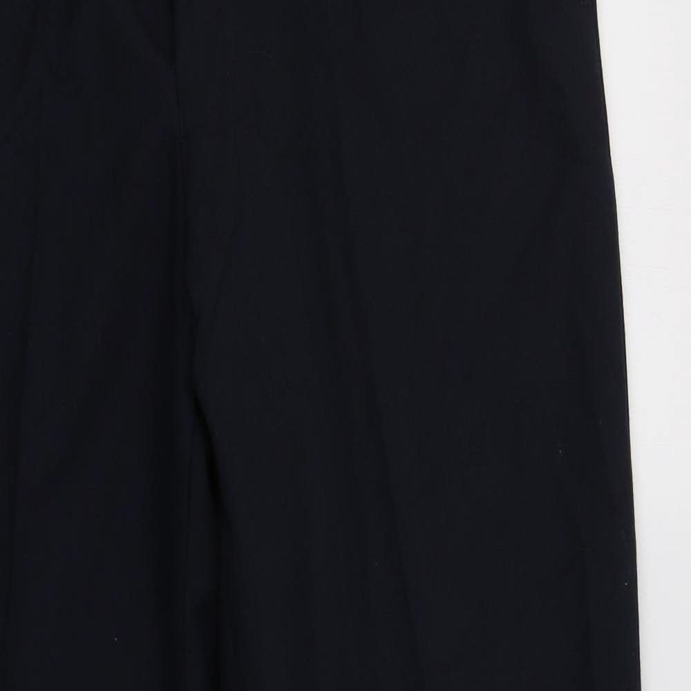 Preworn Mens Blue  Polyester Dress Pants Trousers Size 40 L29 in Regular