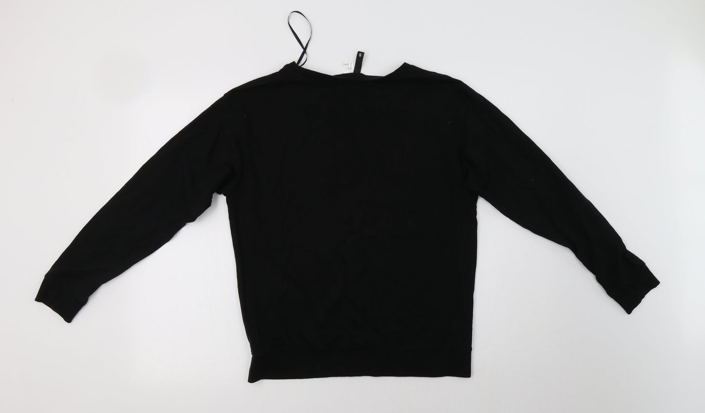 H&M Womens Black  Cotton Pullover Sweatshirt Size S   - Out Of Your League