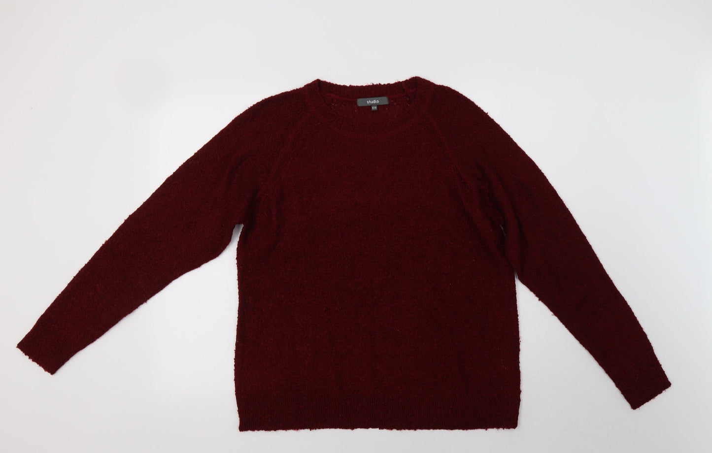 Womens UK Size 18 Studio Red Pullover Jumper