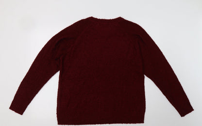 Womens UK Size 18 Studio Red Pullover Jumper