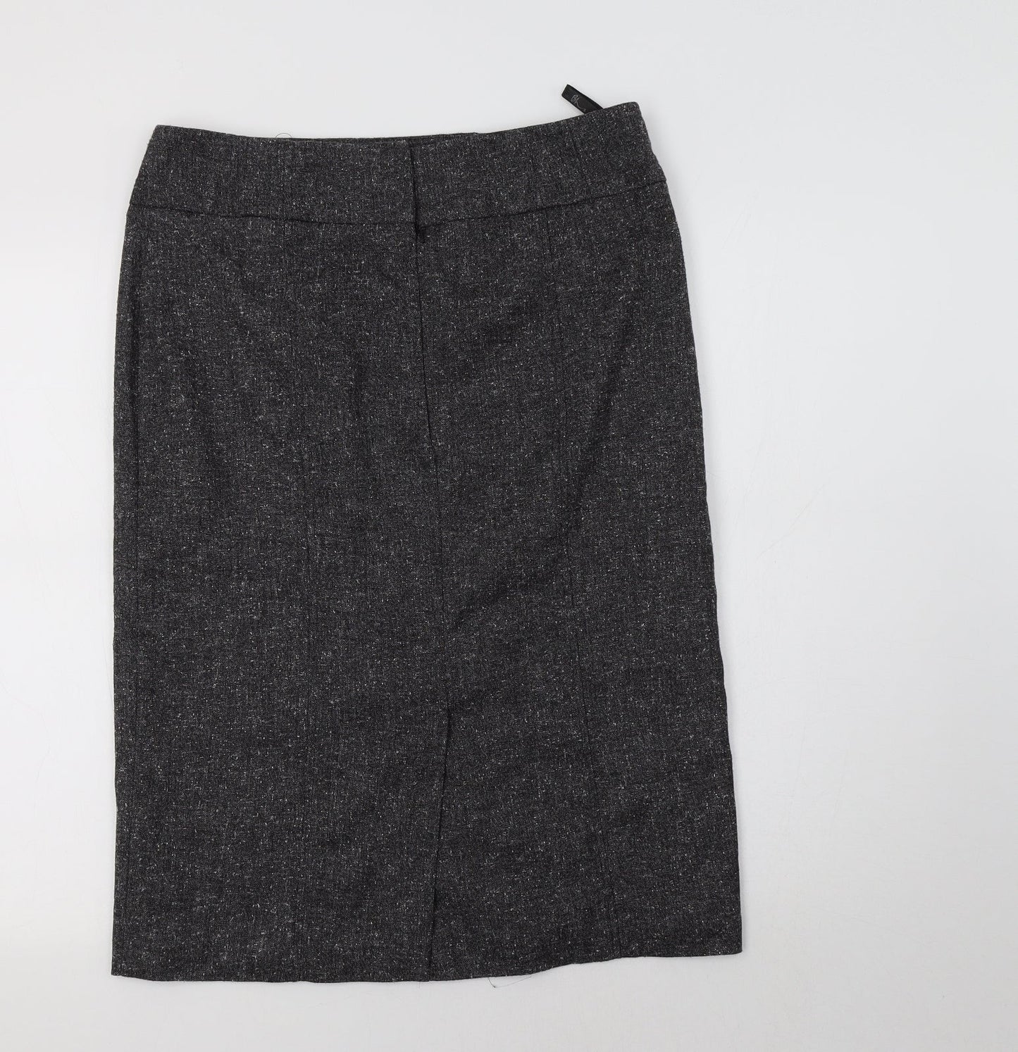 BHS Womens Grey  Polyester Straight & Pencil Skirt Size 12
