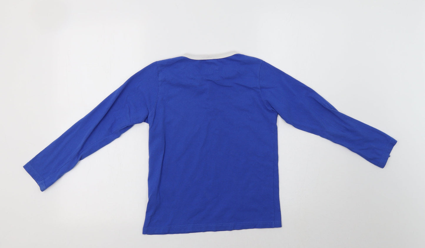 Urban Revival Boys Blue  Cotton Basic T-Shirt Size 9-10 Years V-Neck