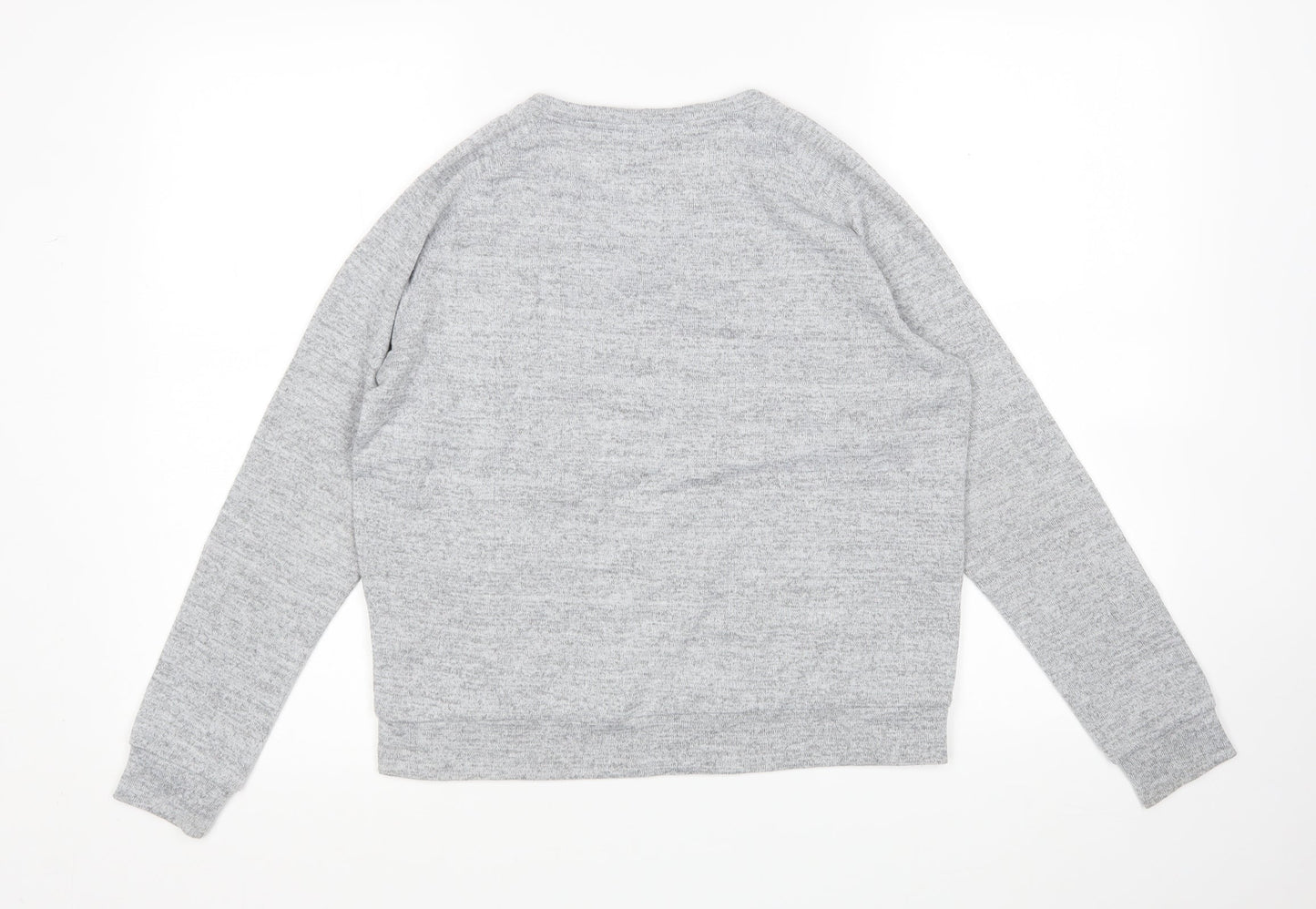 New Look Girls Grey  Polyester Pullover Sweatshirt Size 12-13 Years