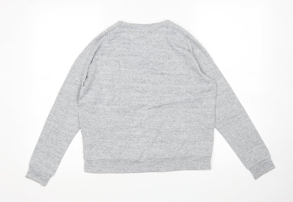 New Look Girls Grey  Polyester Pullover Sweatshirt Size 12-13 Years