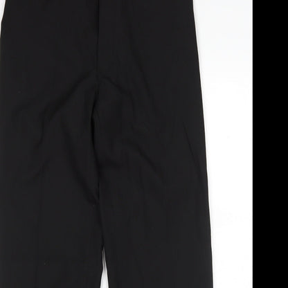 Preworn Mens Black  Polyester Trousers  Size 32 L30 in Regular