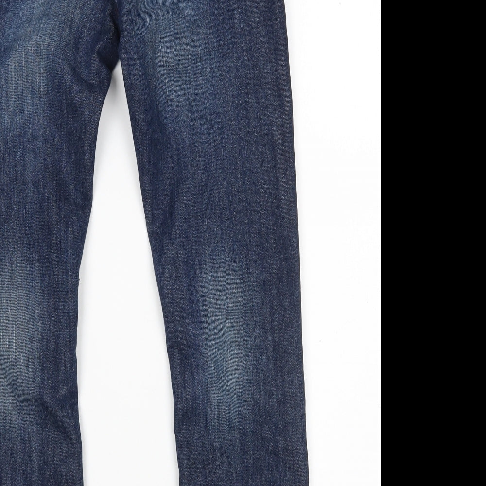 NEXT Boys Blue  Cotton Straight Jeans Size 9 Months  Regular