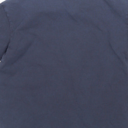 Brand and care label for Next boys’ multicoloured cotton basic t-shirt, size 5, years round neck