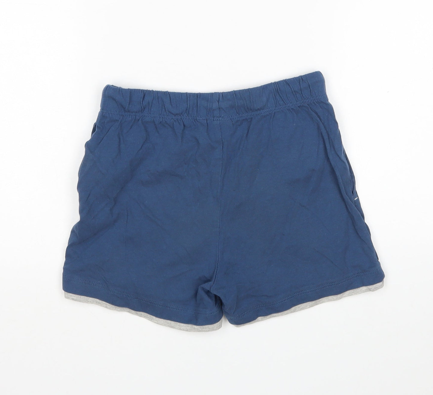 Sun City Boys Blue  Cotton  Sleep Shorts Size 8 Years