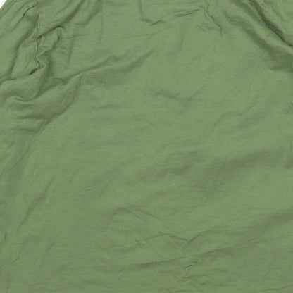 Primark Girls Green  Cotton Basic T-Shirt Size 9-10 Years Round Neck  - Micky Mouse