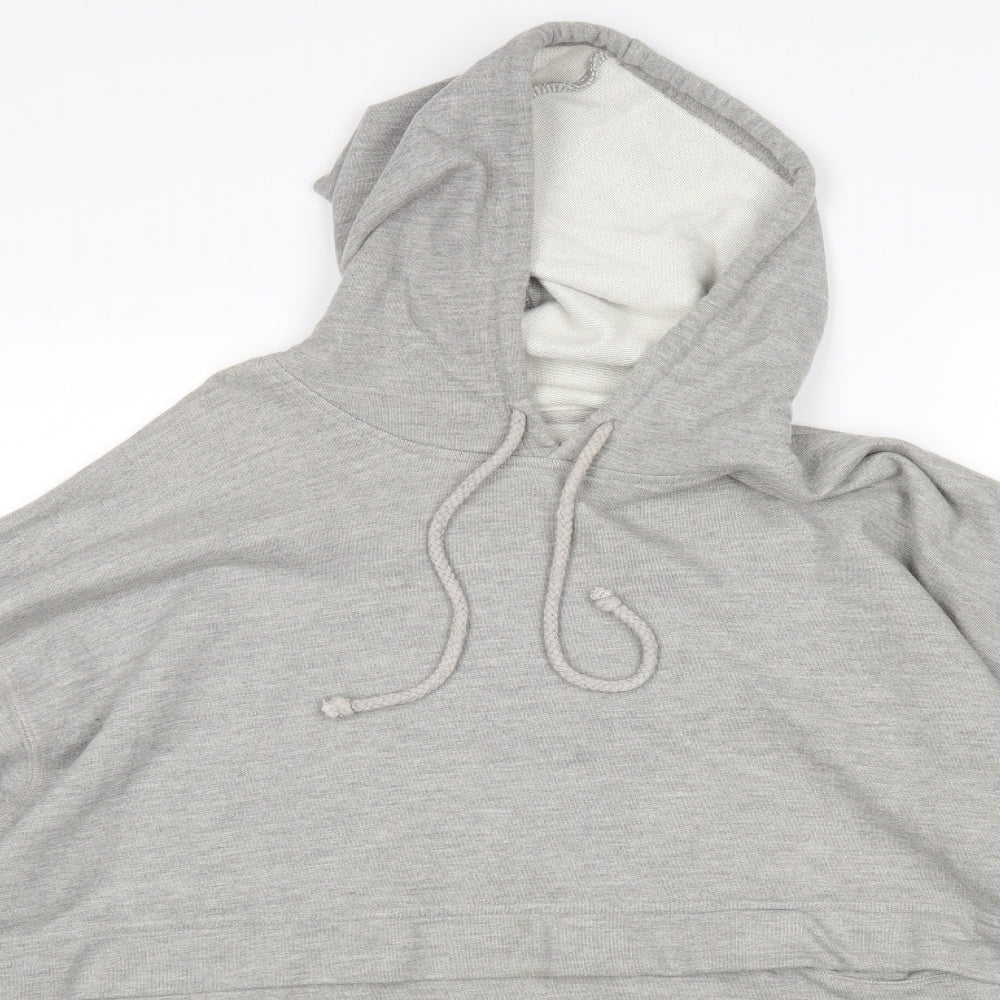 Preworn Womens Grey  Cotton Pullover Hoodie Size XL