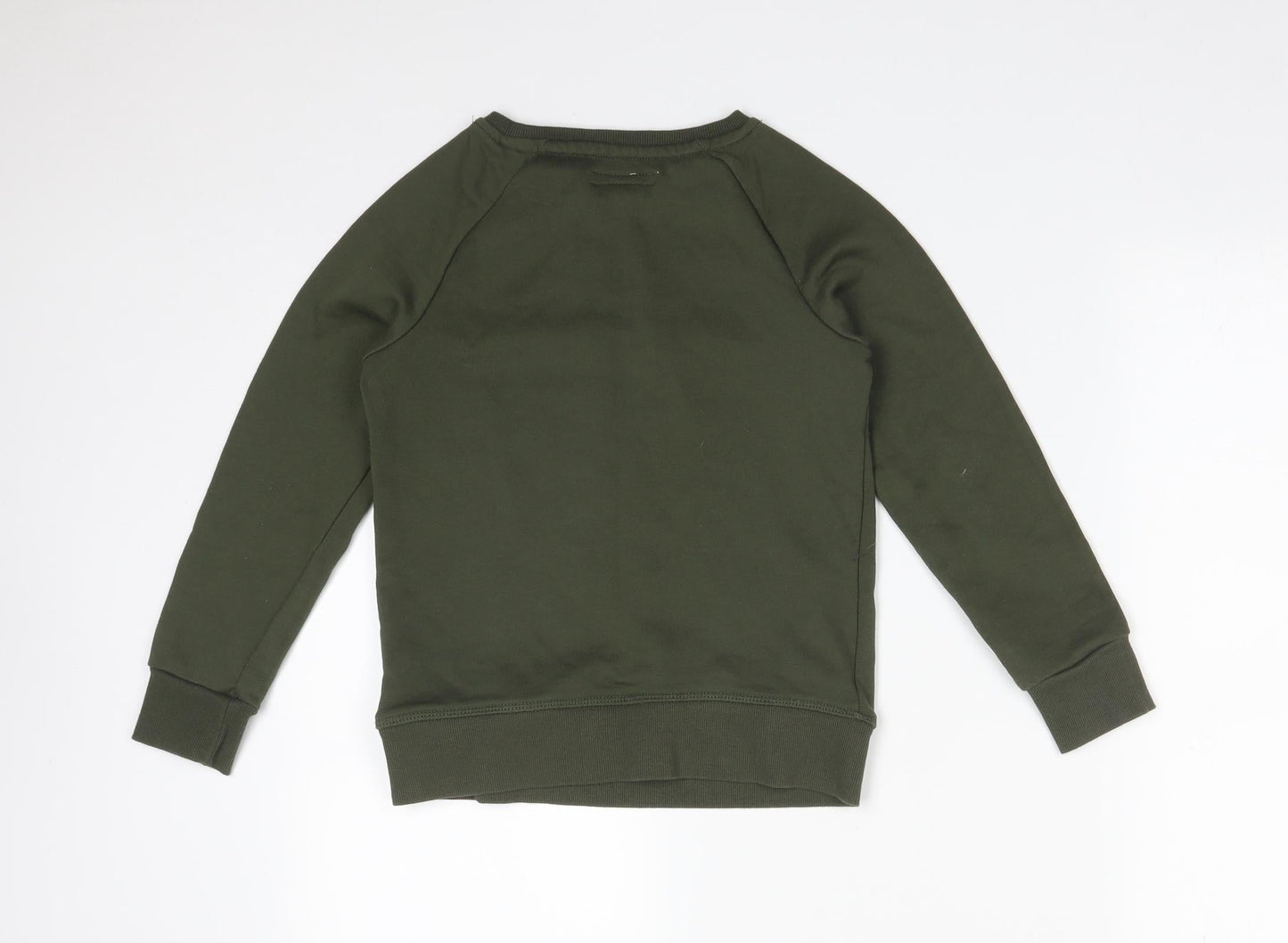 Primark Girls Green  Cotton Pullover Sweatshirt Size 10-11 Years   - LIVING MY BEST LIFE