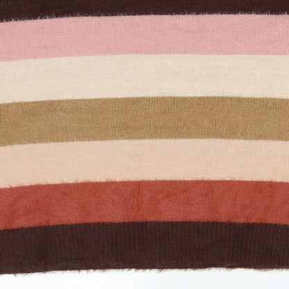 New Look Womens Multicoloured Striped Polyamide Pullover Sweatshirt Size L