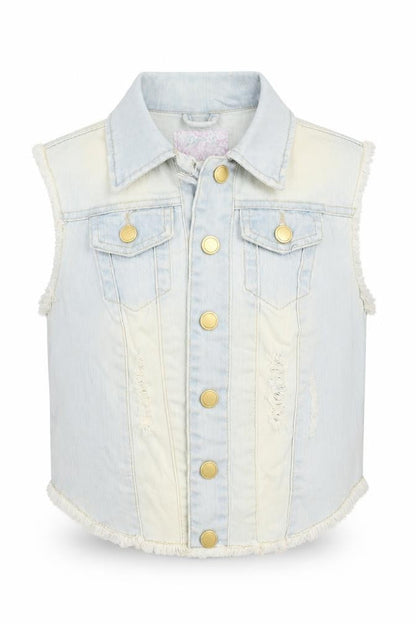 Womens UK Size 6 DENIM CO Blue Gilet