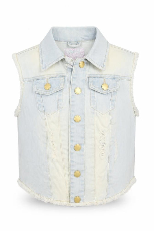 Womens UK Size 6 DENIM CO Blue Gilet