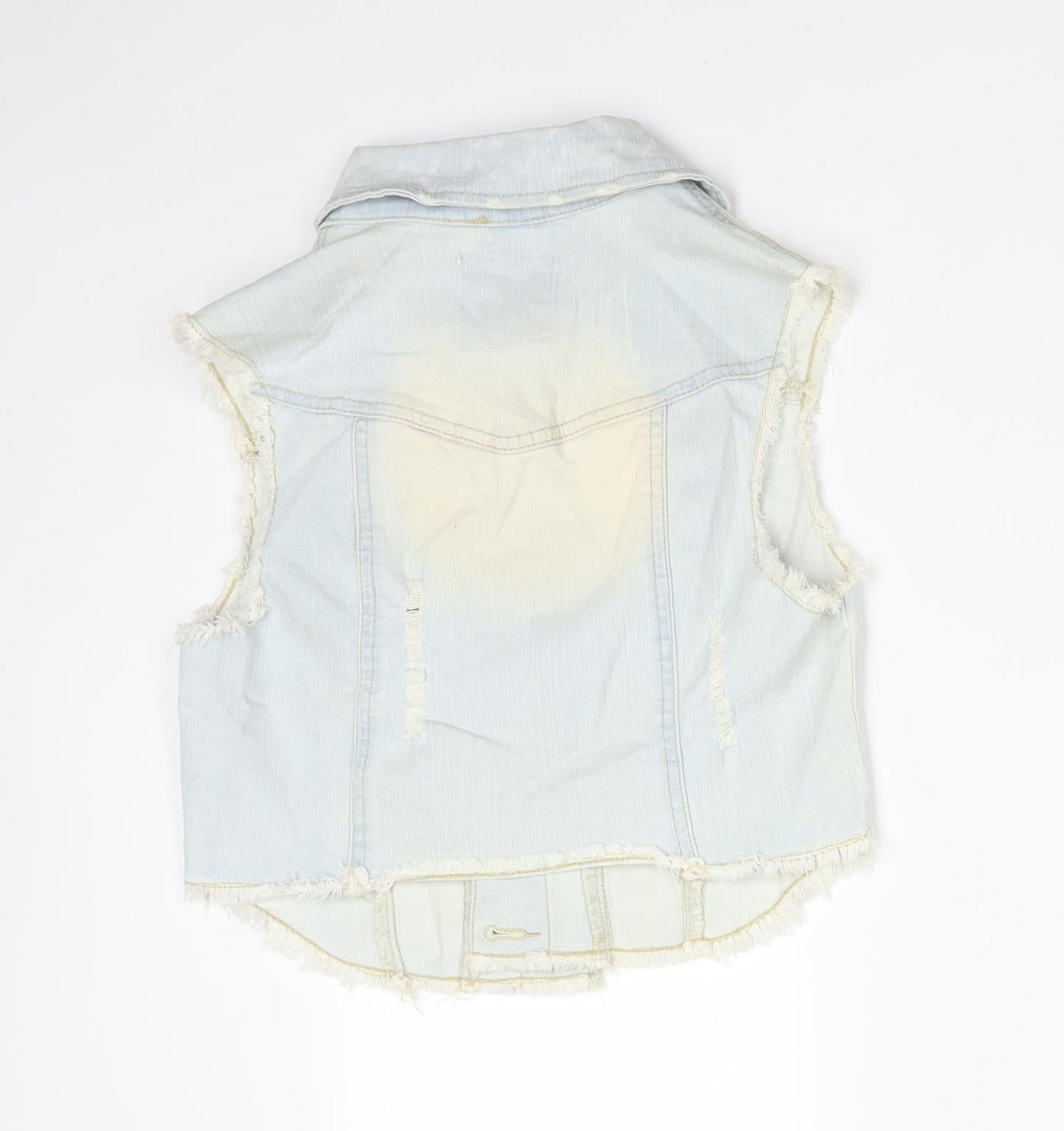 Womens UK Size 6 DENIM CO Blue Gilet