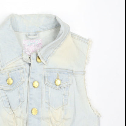 Womens UK Size 6 DENIM CO Blue Gilet