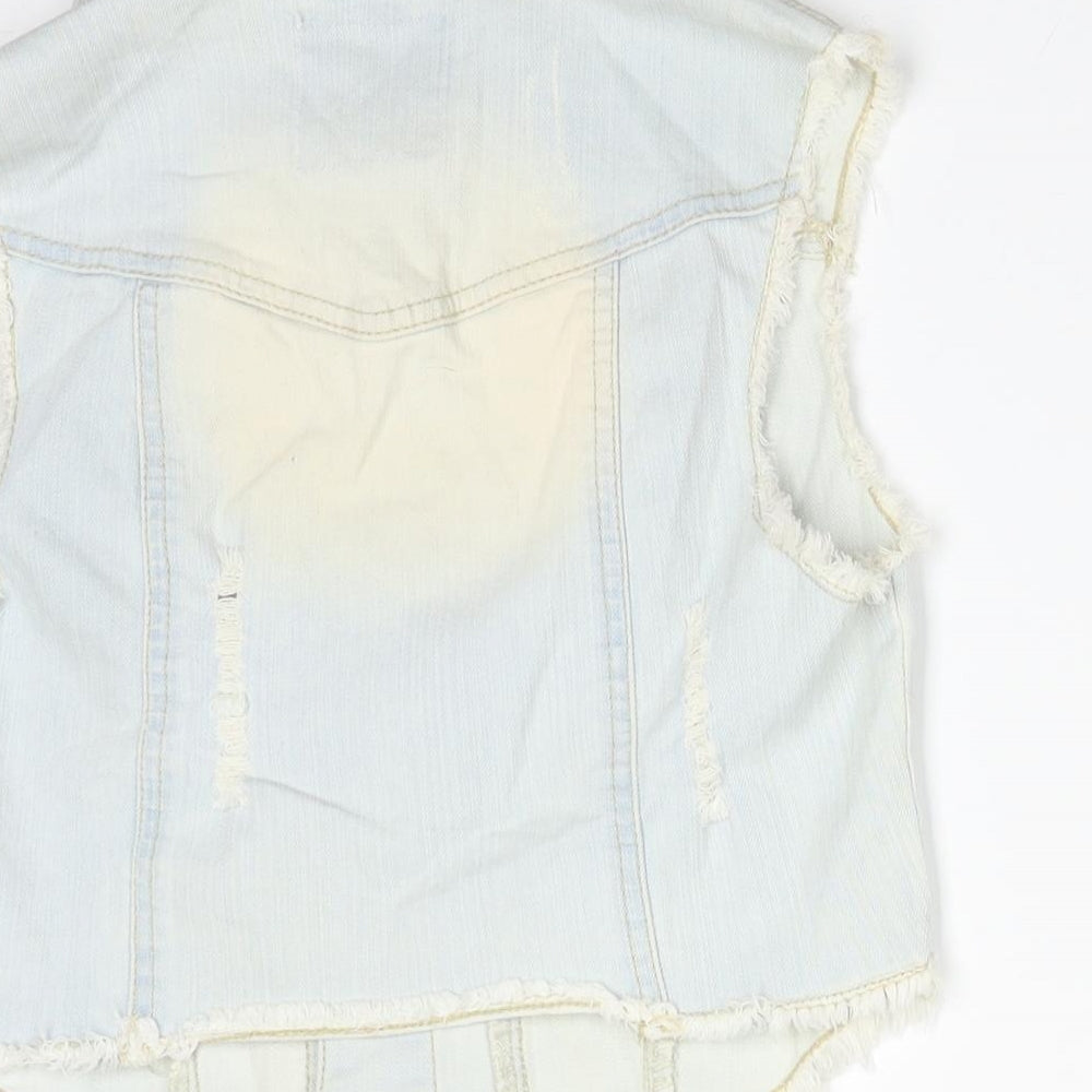 Womens UK Size 6 DENIM CO Blue Gilet
