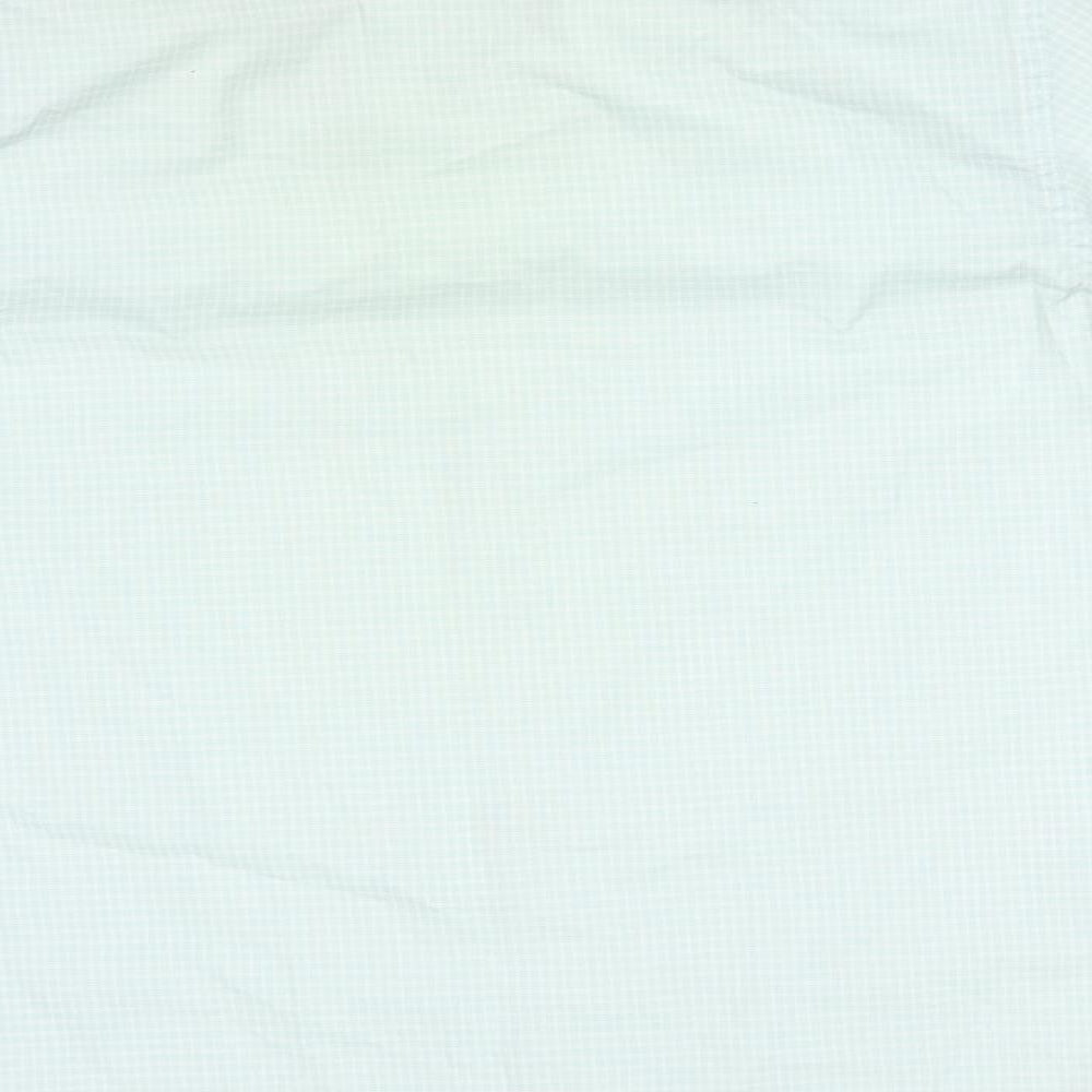 TAYLOR&WRIGHT Mens Multicoloured Check Cotton  Button-Up Size 17 Collared