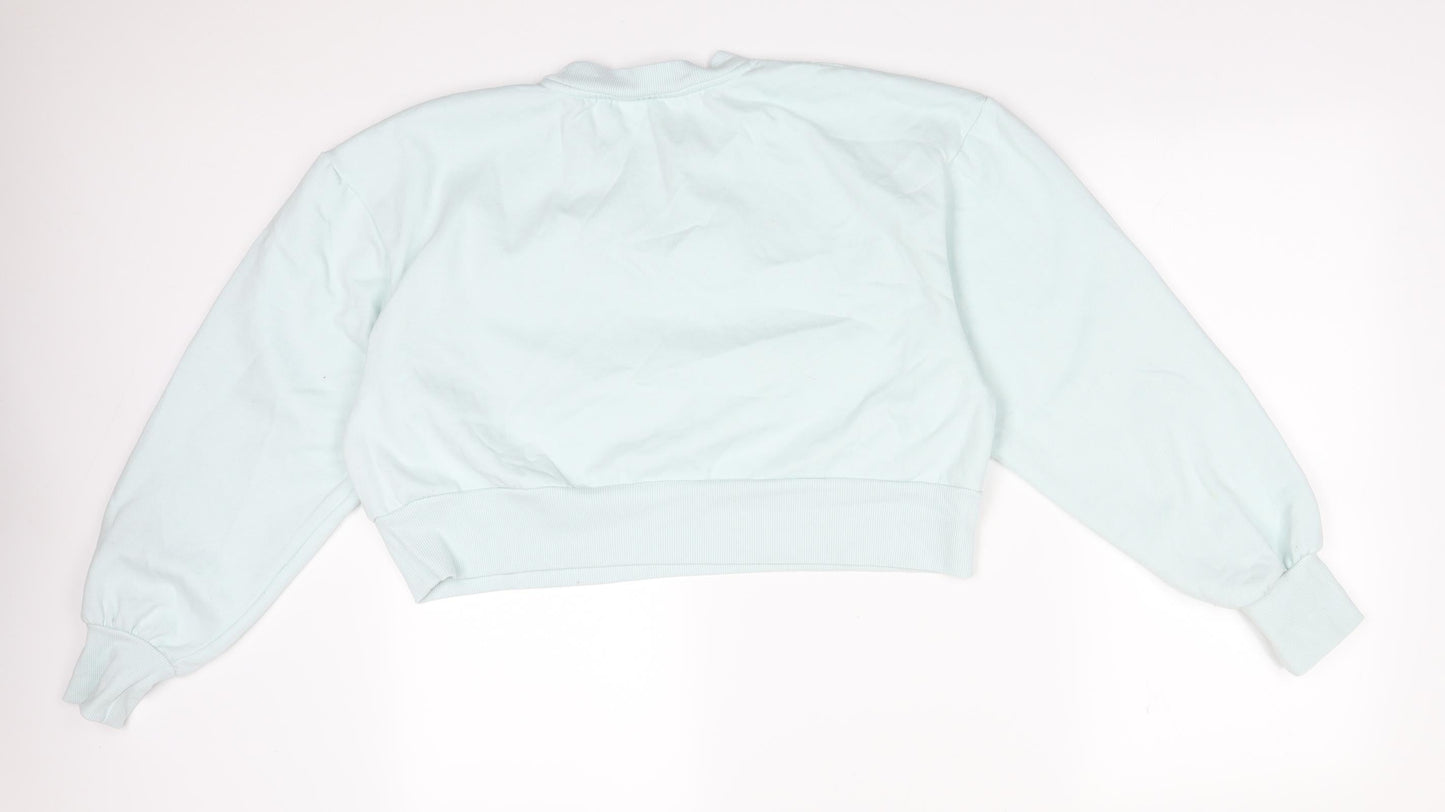 Boux Avenue Womens Blue  Cotton Pullover Sweatshirt Size 10   - LONDON