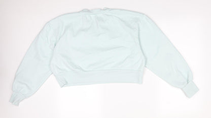 Boux Avenue Womens Blue  Cotton Pullover Sweatshirt Size 10   - LONDON