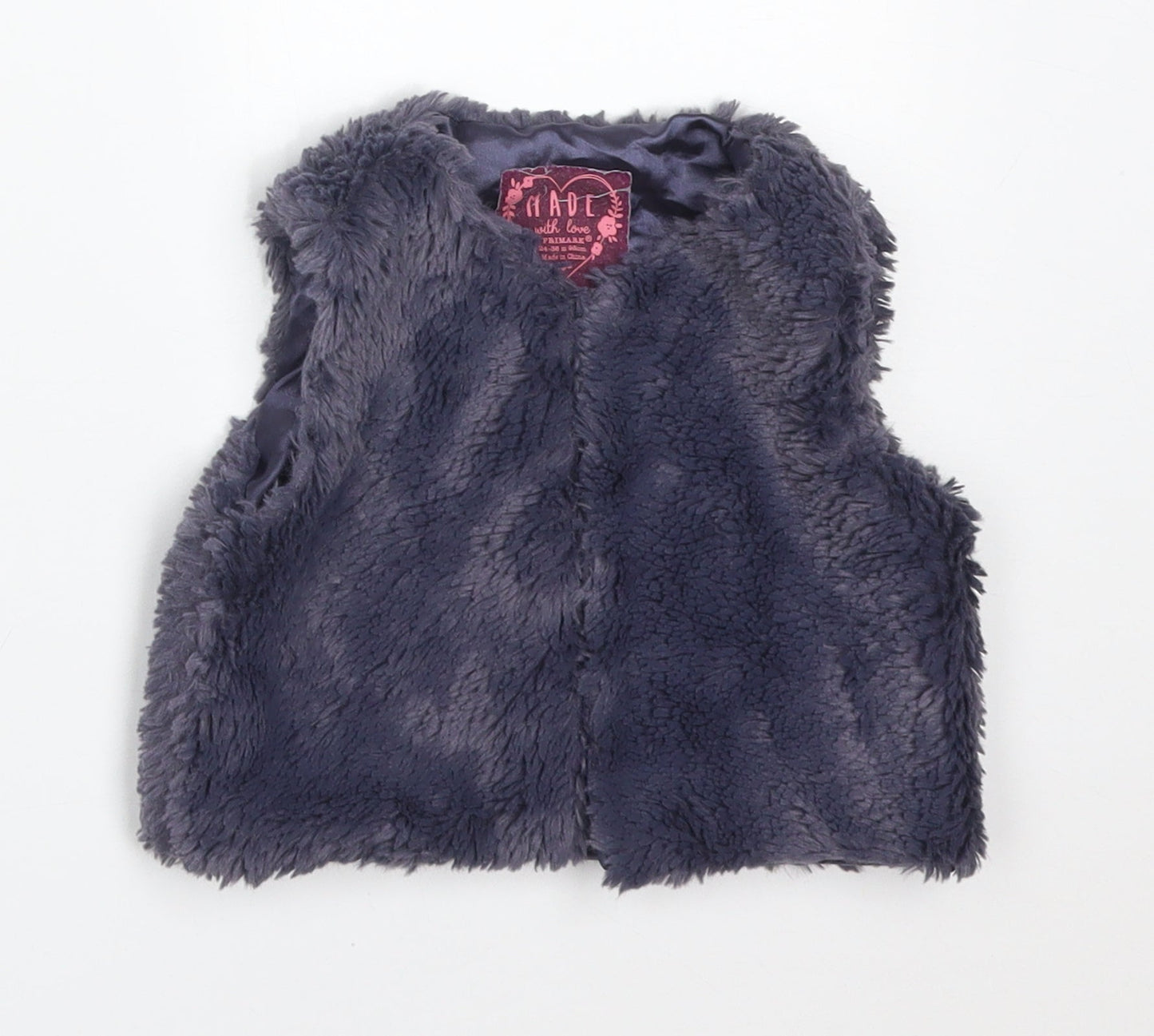 Primark Girls Purple   Gilet Jacket Size 36 Months