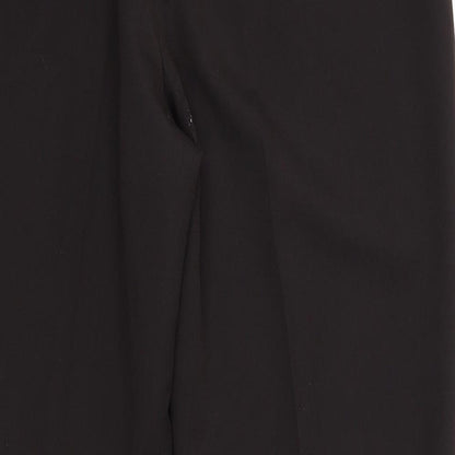 Womens UK Size 16 Annabelle Regular Fit Dress Pants Brown Trousers