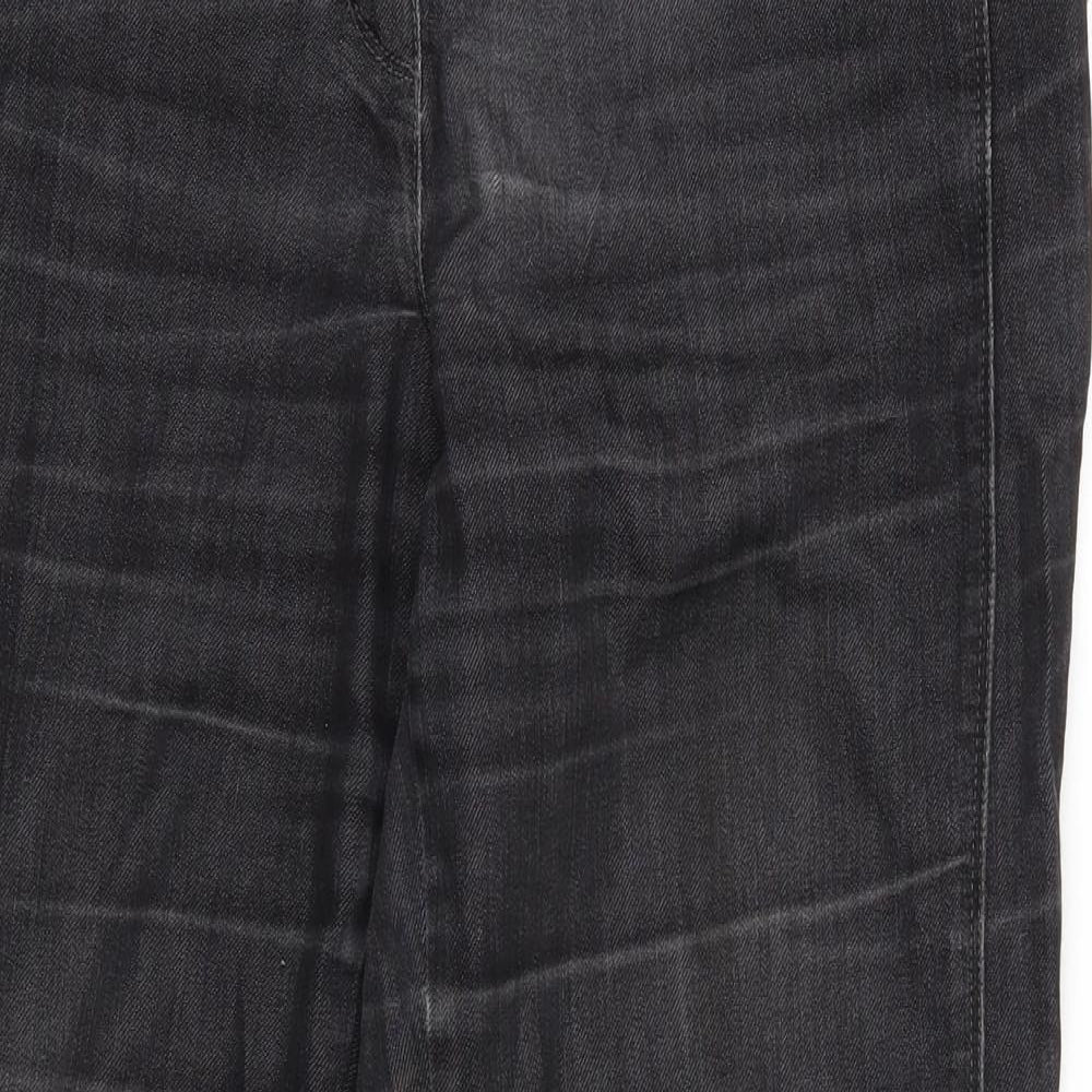 Gerry Weber Womens Black  Cotton Straight Jeans Size 16 L27 in Regular