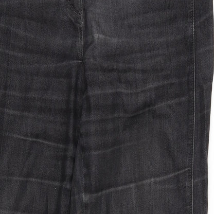 Gerry Weber Womens Black  Cotton Straight Jeans Size 16 L27 in Regular
