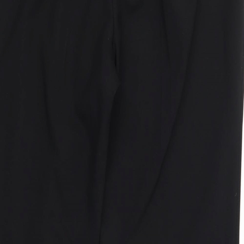 Matalan Womens Black  Polyester Dress Pants Trousers Size 12 L27 in Regular