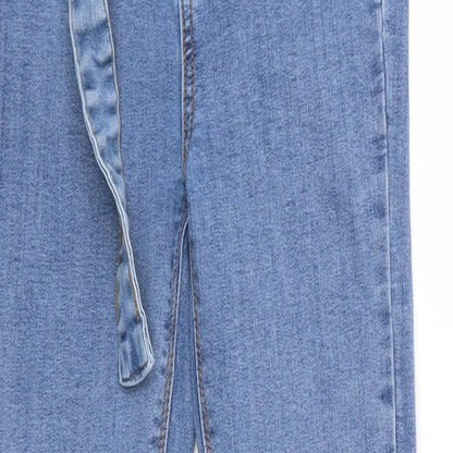 Primark Womens Blue  Cotton Skinny Jeans Size 6 L24 in Regular