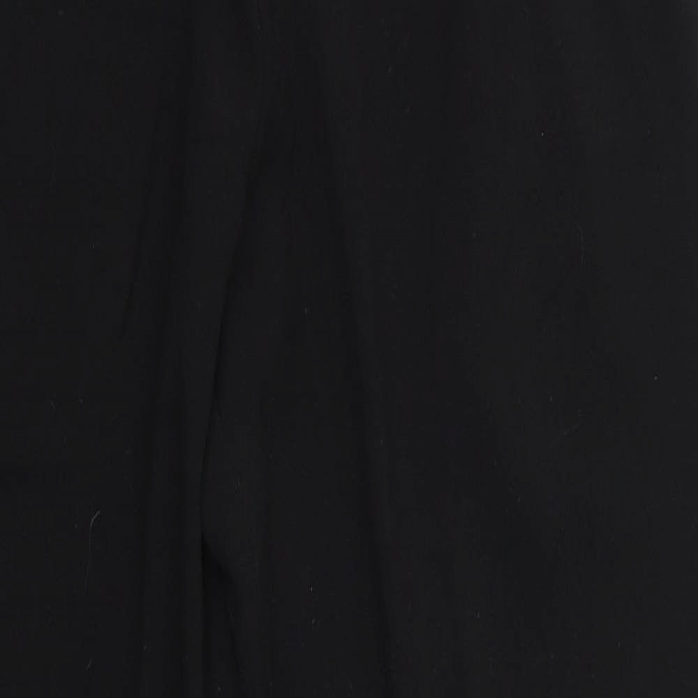 Studio Womens Black  Polyester Dress Pants Trousers Size 14 L27 in Regular