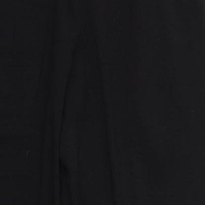 Studio Womens Black  Polyester Dress Pants Trousers Size 14 L27 in Regular