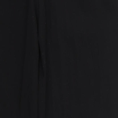Studio Womens Black  Polyester Dress Pants Trousers Size 14 L27 in Regular