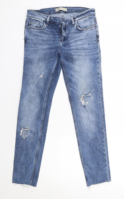 Z1976 Denim Womens Blue  Cotton Skinny Jeans Size 8 L27 in Regular