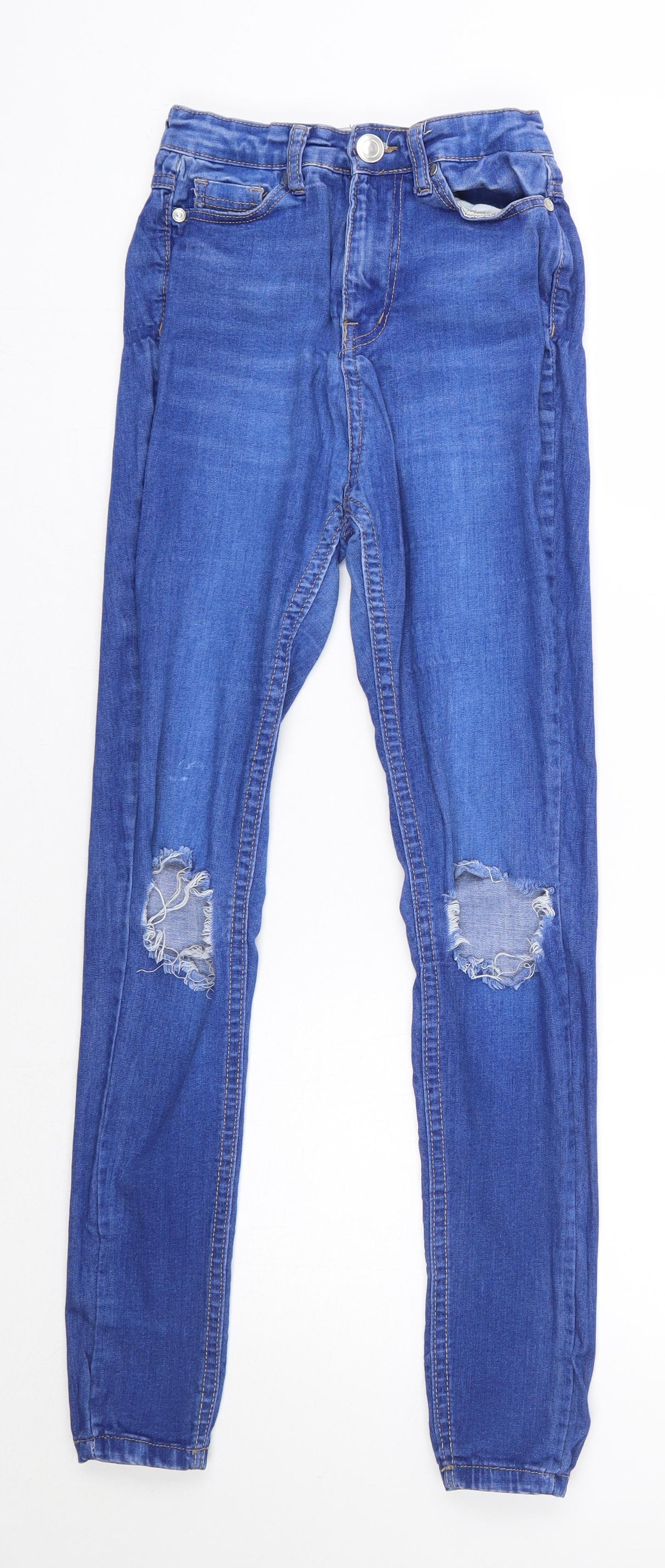 Born Belief Womens Blue  Cotton Skinny Jeans Size 6 L27 in Regular
