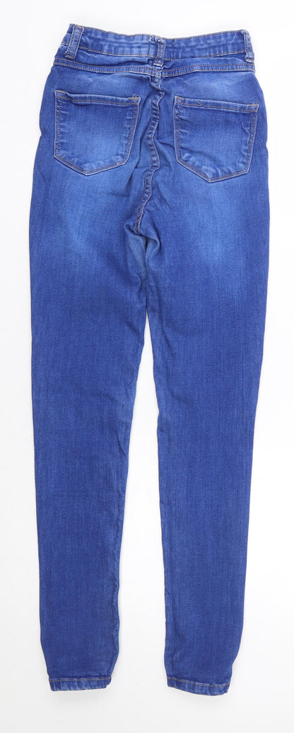 Born Belief Womens Blue  Cotton Skinny Jeans Size 6 L27 in Regular