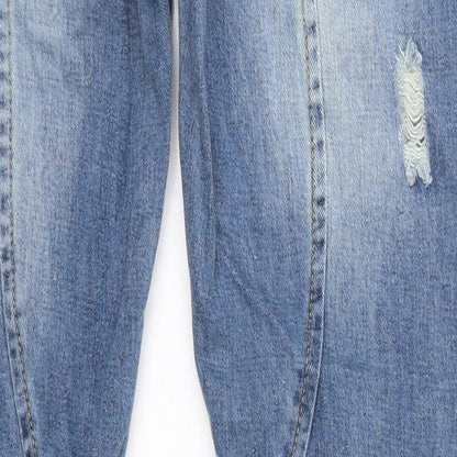Womens UK Size 28 in Preworn Regular Fit Skinny Blue Jeans