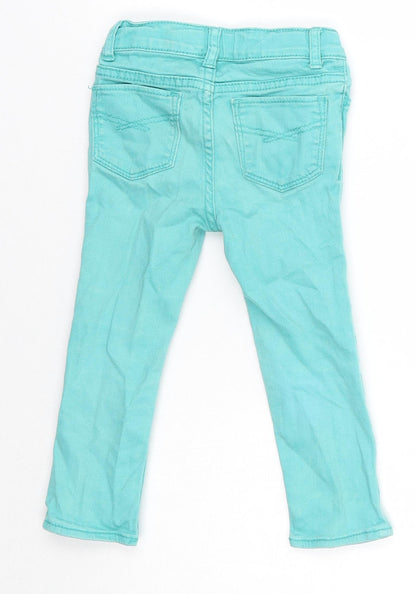 Gap Baby Green  Cotton Jogger Jeans Size 24 Months