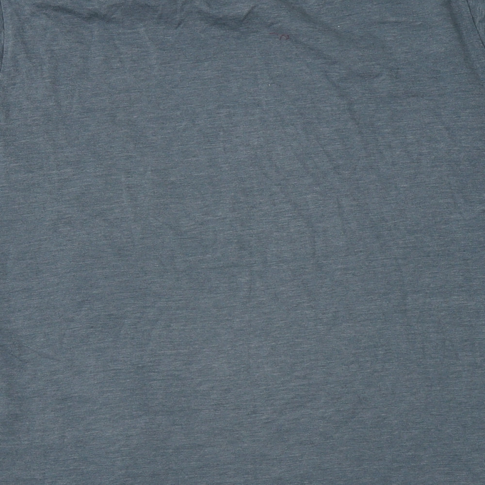 Savvy Womens Grey  Cotton Basic T-Shirt Size S Crew Neck - Wingman