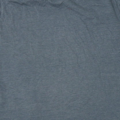 Savvy Womens Grey  Cotton Basic T-Shirt Size S Crew Neck - Wingman